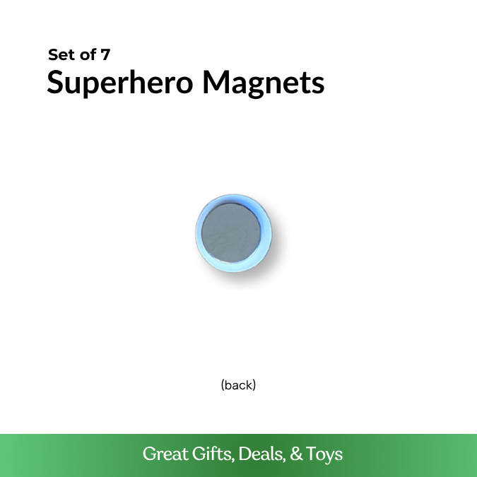 Superhero Magnets - Set of 7