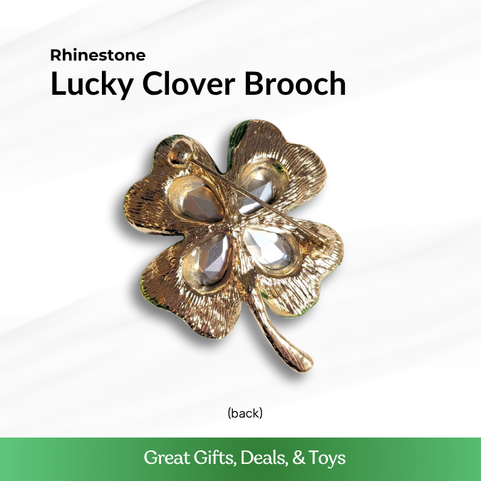 Lucky Clover Brooch