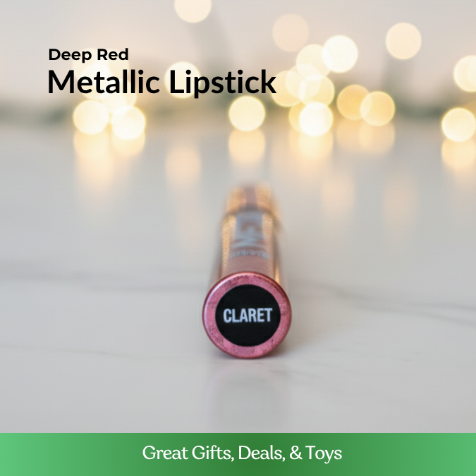 Metallic Claret Red Lipstick