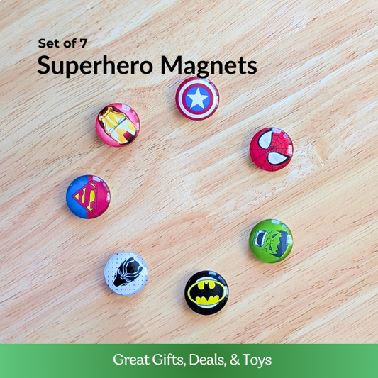 Superhero Magnets - Set of 7