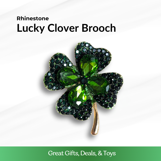 Lucky Clover Brooch