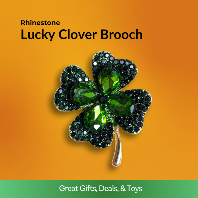 Lucky Clover Brooch