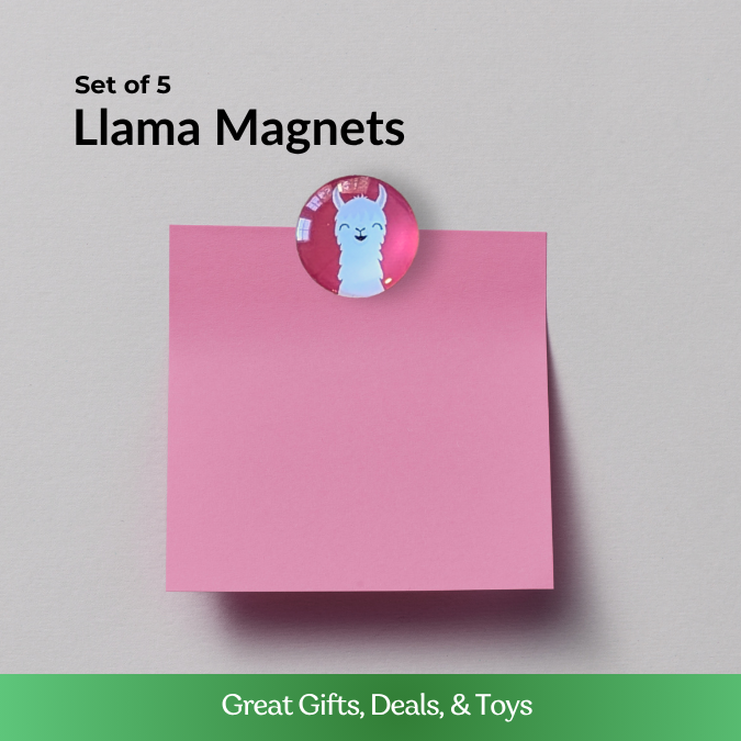 Llamas Magnets - Set of 5