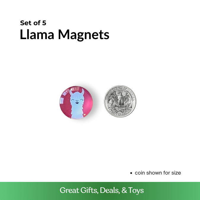 Llamas Magnets - Set of 5