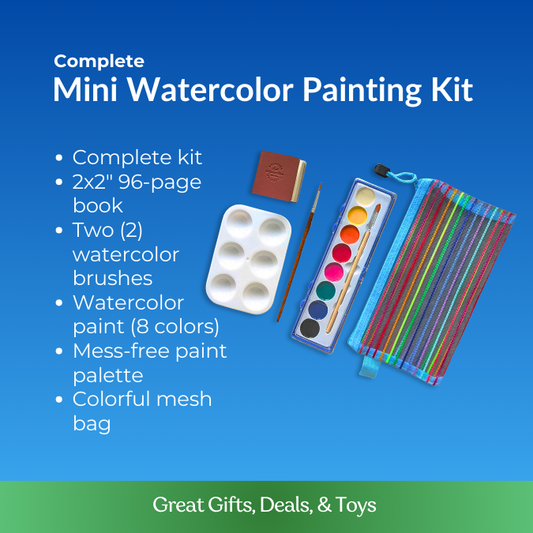 Mini Watercolor Painting Kit
