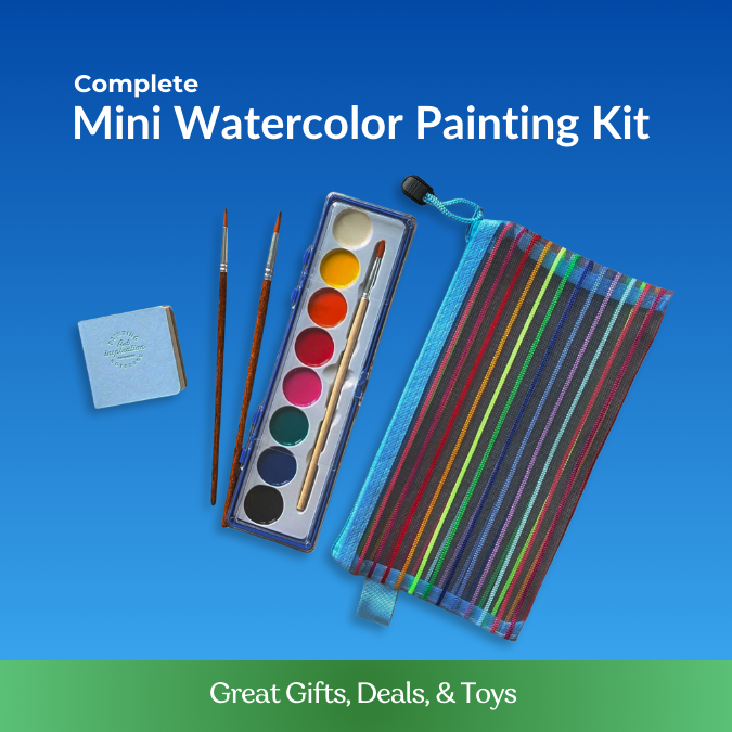 Mini Watercolor Painting Kit
