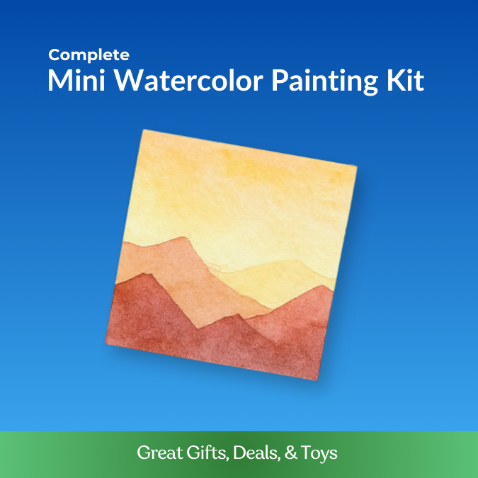 Mini Watercolor Painting Kit