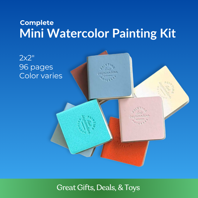 Mini Watercolor Painting Kit