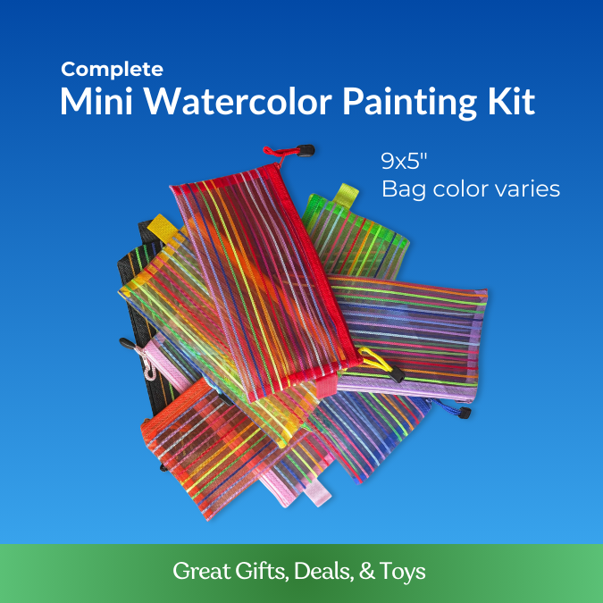 Mini Watercolor Painting Kit
