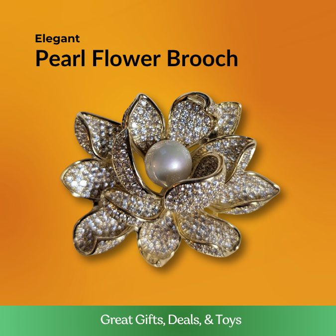 Pearl Flower Brooch