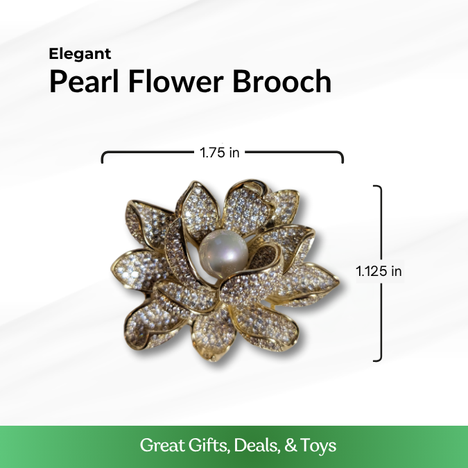 Pearl Flower Brooch