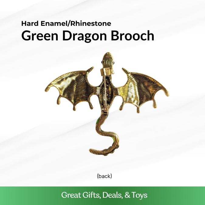 Green Dragon Brooch