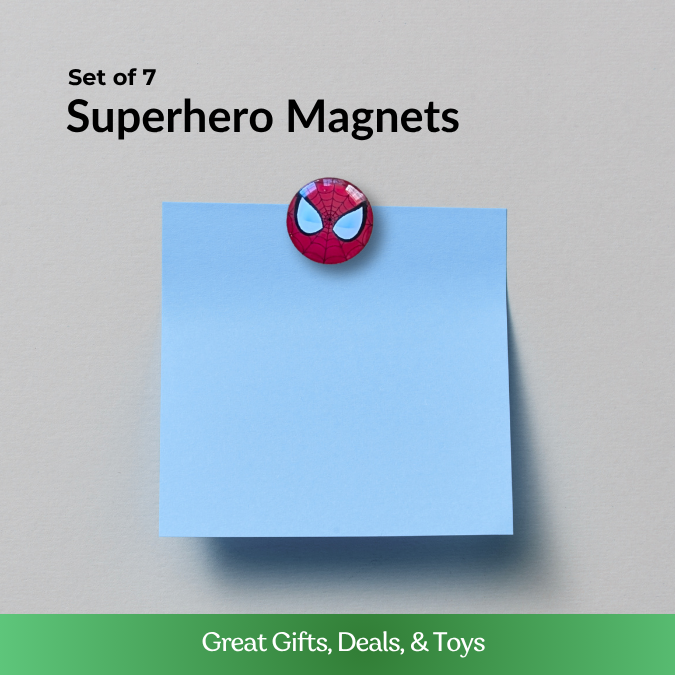 Superhero Magnets - Set of 7