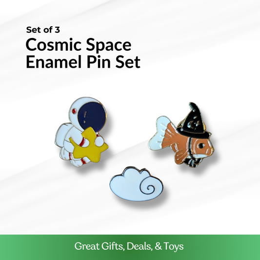 Cosmic Space Enamel Pin Set (Surprise Pack of 3)