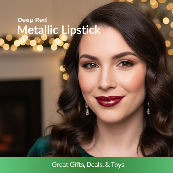 Metallic Claret Red Lipstick