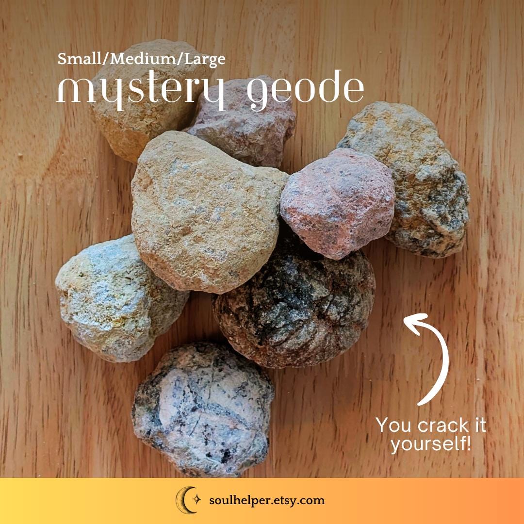 Natural Geode – Unopened Crystal from Brazil/USA