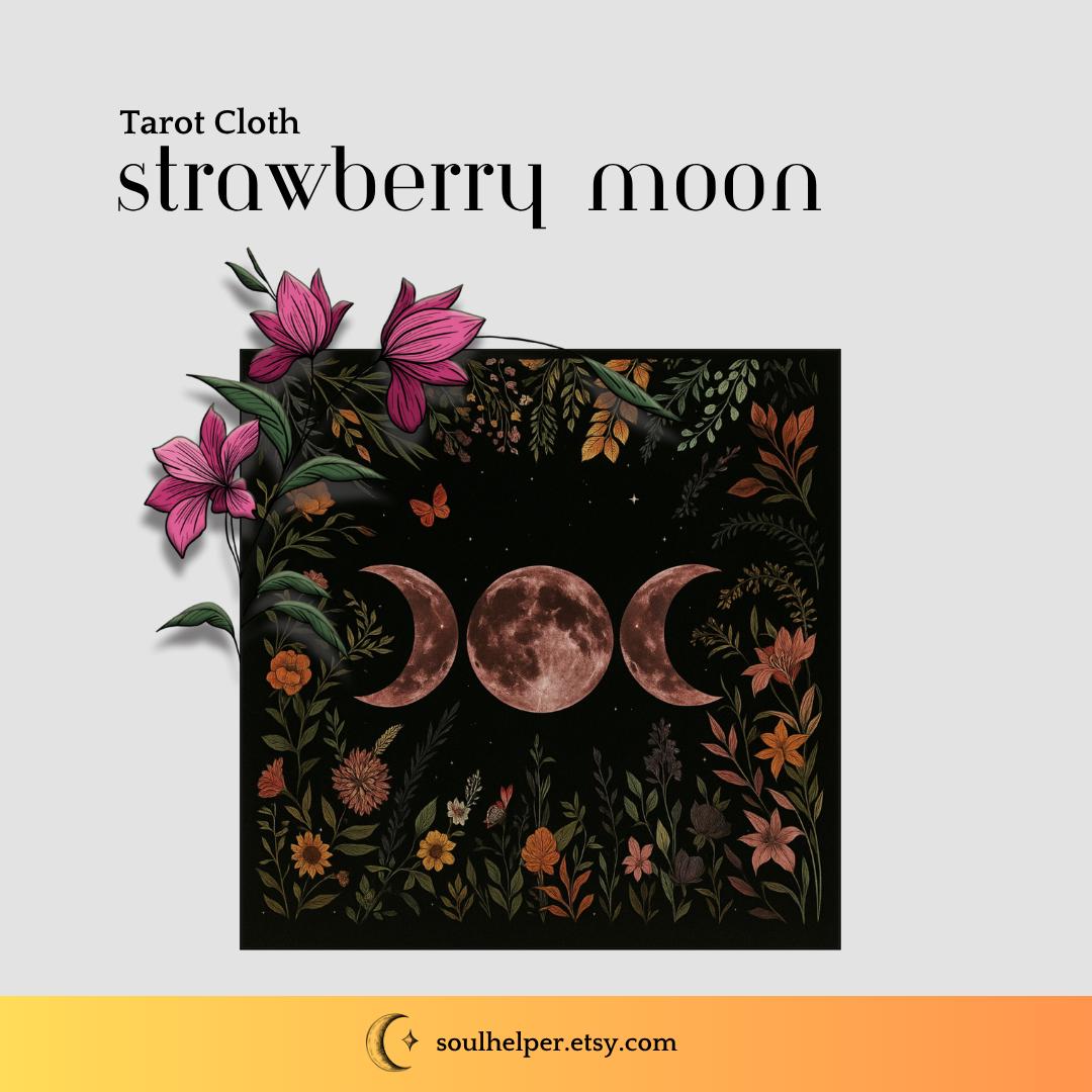 Celestial Tarot Cloth Collection – 19.3x19.3” Lightweight Altar Cloths for Tarot, Meditation, and Spiritual Rituals