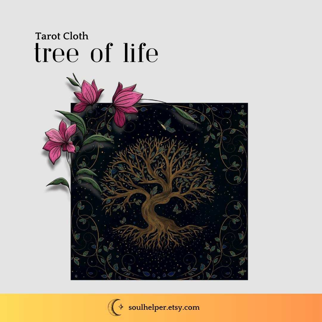 Celestial Tarot Cloth Collection – 19.3x19.3” Lightweight Altar Cloths for Tarot, Meditation, and Spiritual Rituals