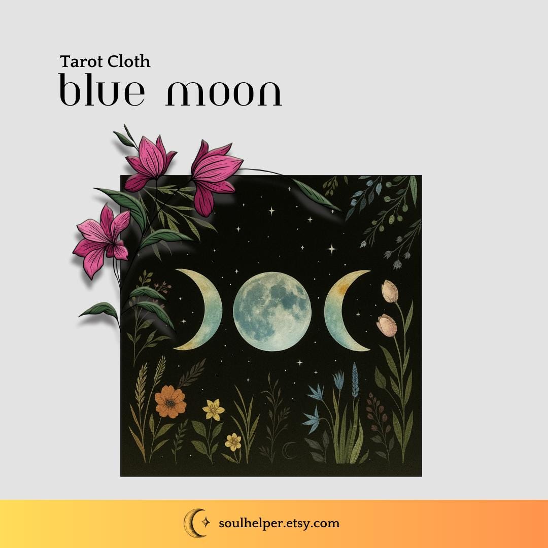 Celestial Tarot Cloth Collection – 19.3x19.3” Lightweight Altar Cloths for Tarot, Meditation, and Spiritual Rituals